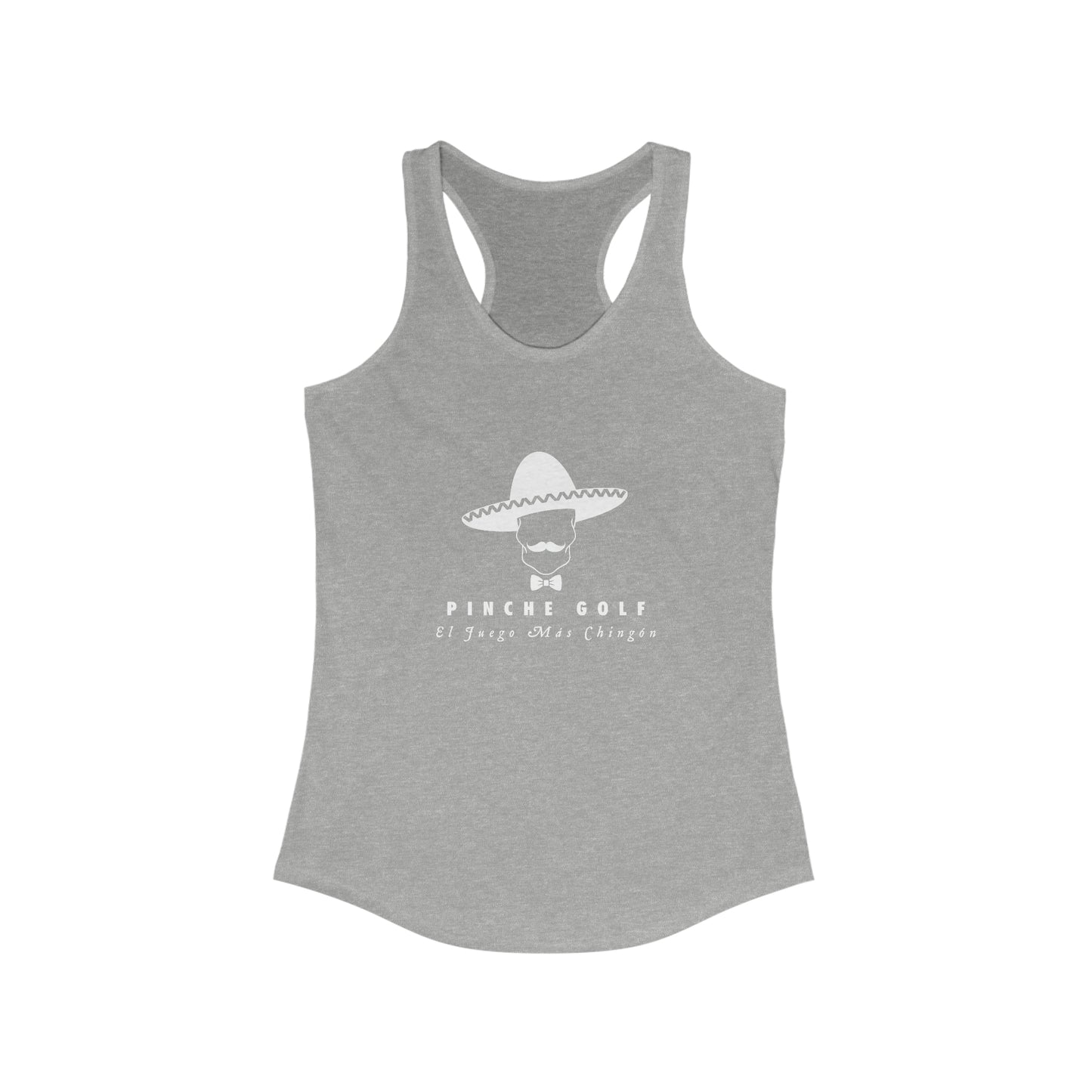 Pinche Golf Logo Women's Ideal Racerback Tank