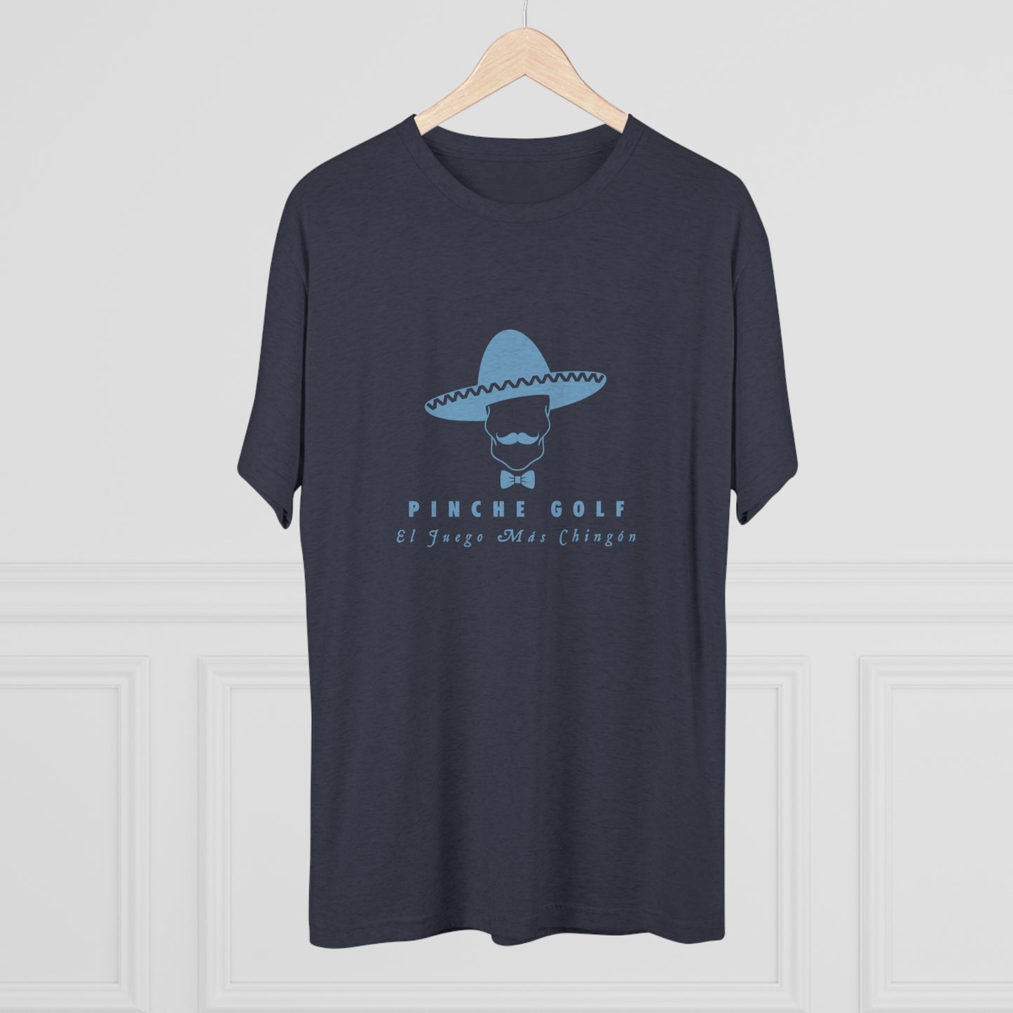 Pinche Golf Logo Men's Tri-Blend Tee