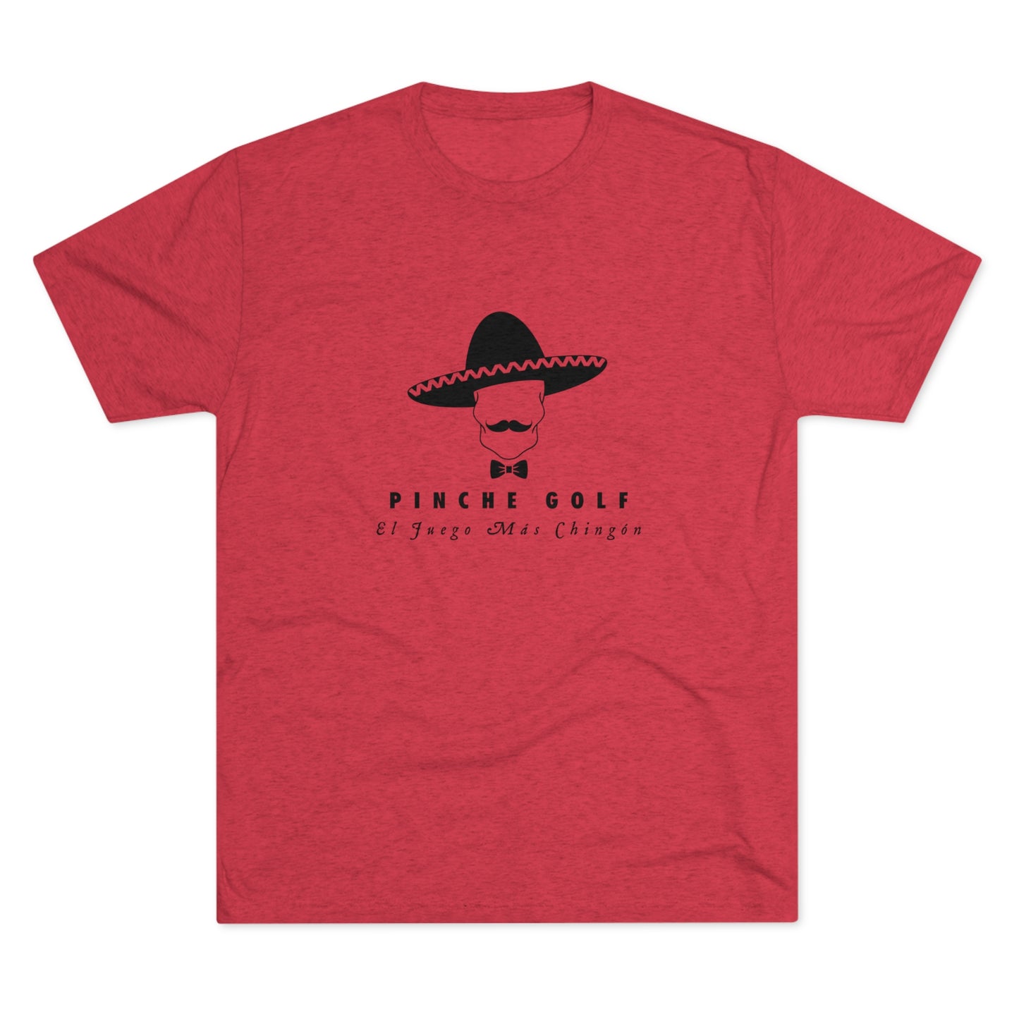 Pinche Golf Logo Men's Tri-Blend Tee