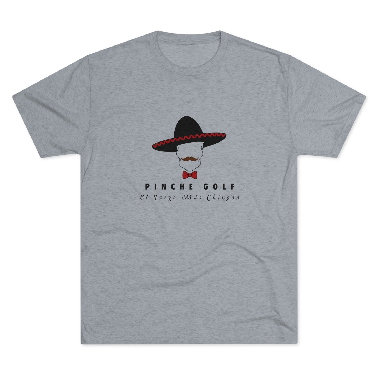 Pinche Golf Logo Men's Tri-Blend Tee
