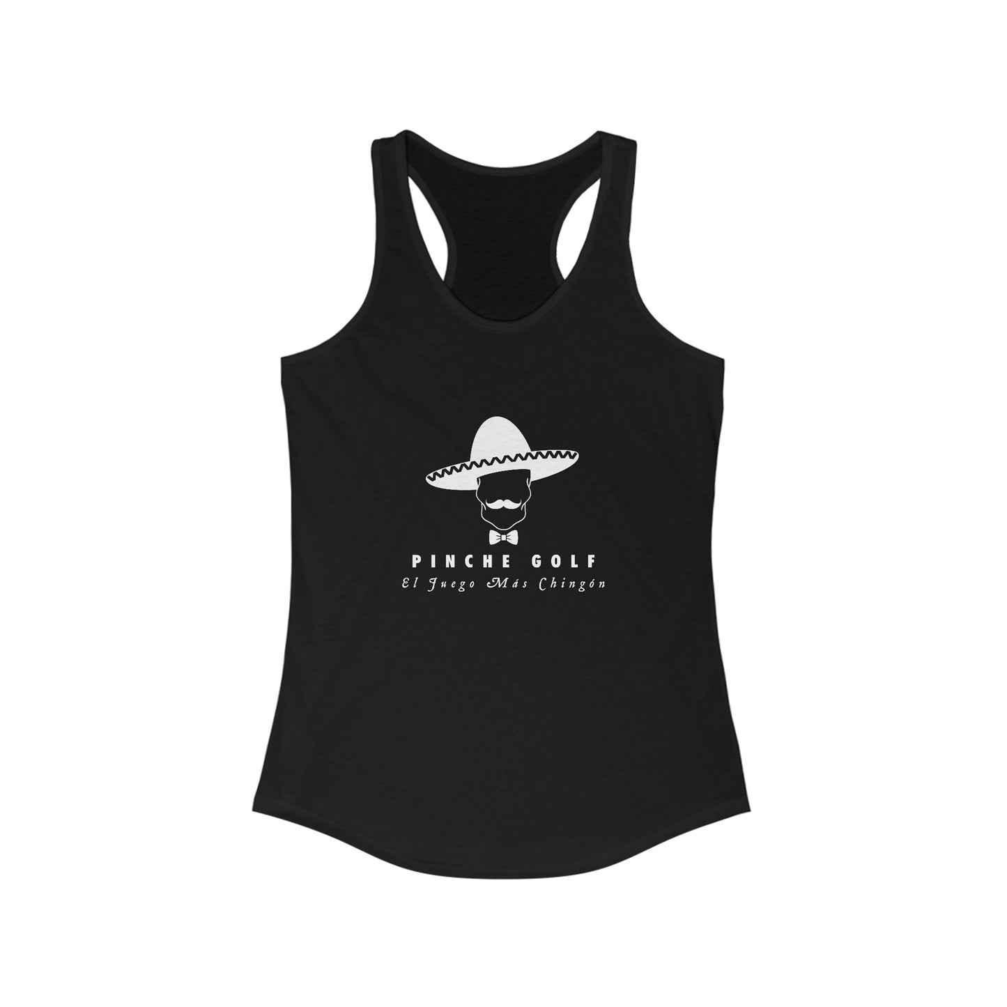 Pinche Golf Logo Women's Ideal Racerback Tank