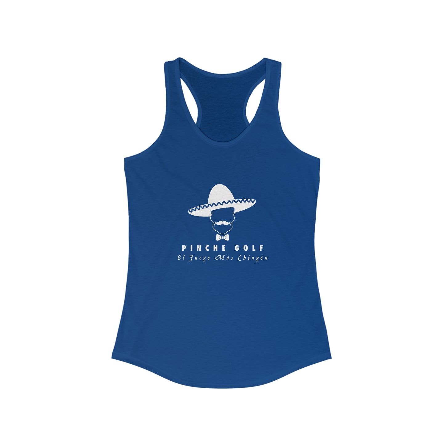 Pinche Golf Logo Women's Ideal Racerback Tank